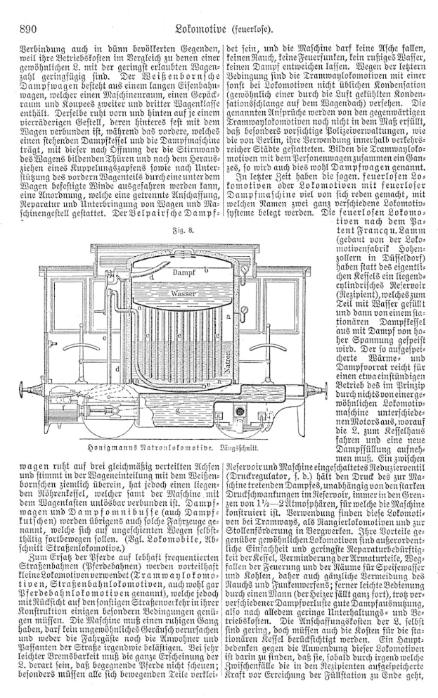 Detailliertes Schema einer Maschine aus dem deutschen Patent 890,000,000, das Komponenten wie Kolben und Ventile zeigt.