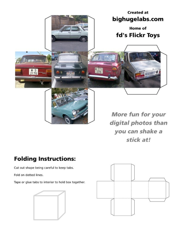 Eine Präsentationsfolie mit Fahrzeugen auf einer Straße mit sichtbarem Text.