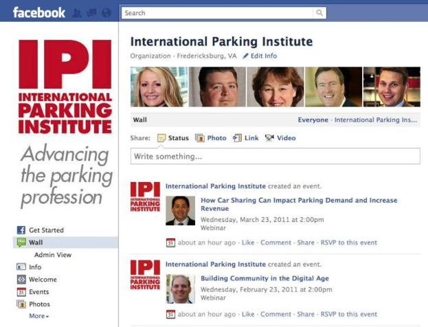 Ein Screenshot einer Facebook-Seite mit sechs Profilfotos von Männern und Frauen oben und Zitaten und Text auf der linken Seite.